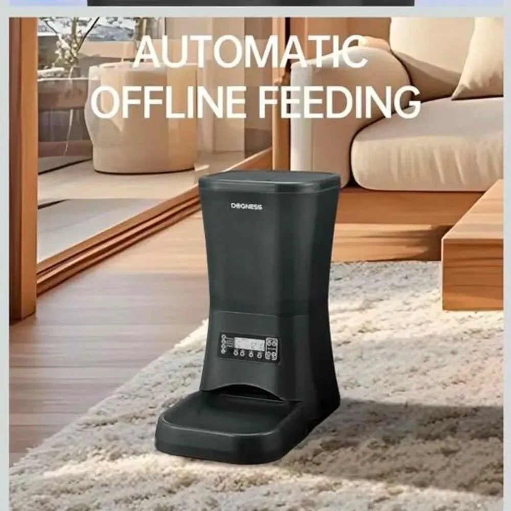 DOGNESS 9L Dog Feeders for Large Dogs, Automatic Dog Feeder with Timer